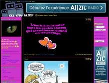 Tablet Screenshot of megastar-en-delire.allmyblog.com
