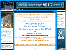 Tablet Screenshot of frederic-michel.allmyblog.com